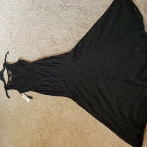 Sexy black lace mermaid gown